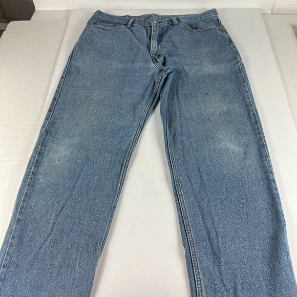 Levi's Jeans Men's 36X29* 560 Loose Tapered Blue Grunge Stained Denim Tag 36x30 - Picture 1 of 16